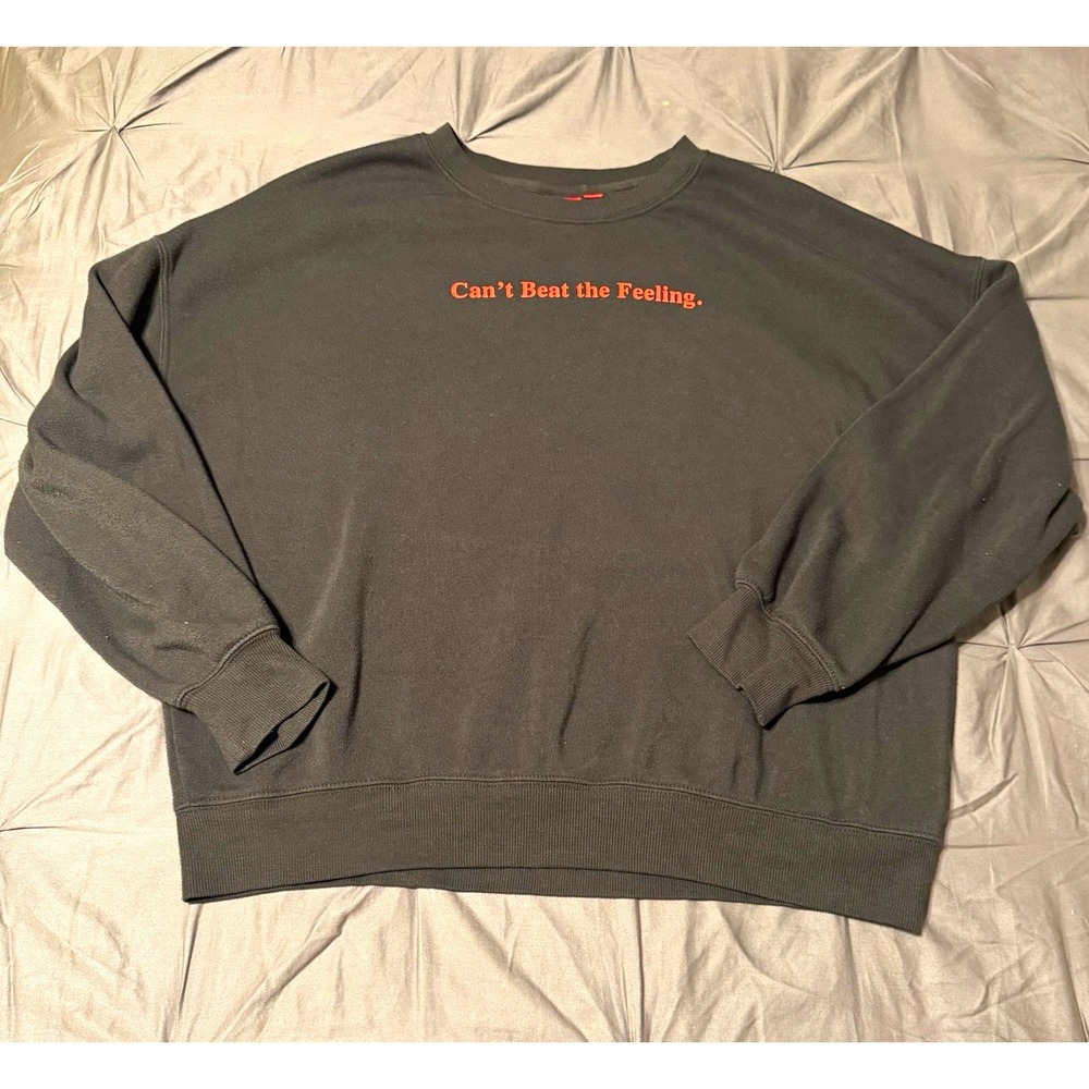 Coca-Cola Can't Beat the Feeling Crewneck Sweatshirt Black Red White